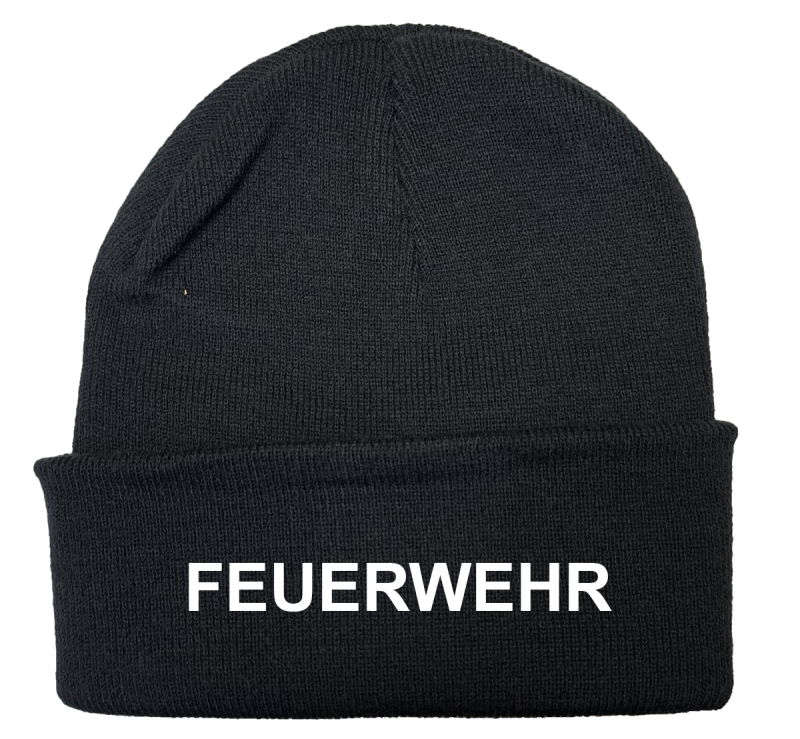 Haube Feuerwehr gestickt 1